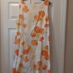 Liz Golf by Liz Claiborne Size 12 Women's Poppy Flowered Dress